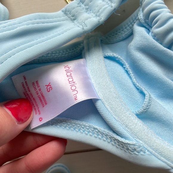 NWOT!! Baby Blue Underwire Bikini Set - Picture 4 of 7